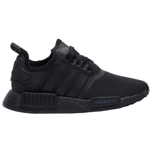 adidas Originals NMD R1 - Boys' Grade School Running Shoes - Black / Black / Black - FW0397