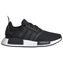 Boys' Grade School - adidas Originals NMD R1 - Black/Black/White