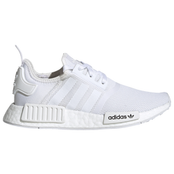 Boys' Grade School - adidas Originals NMD R1 - White/White/White