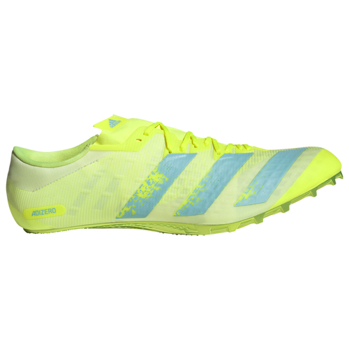 adidas adiZero Prime SP - Men's Sprint Spikes - Solar Yellow / Clear Aqua / Core Black - FW2248