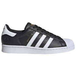 Men's - adidas Originals Superstar Casual Sneaker - Black/White/Gold Metallic