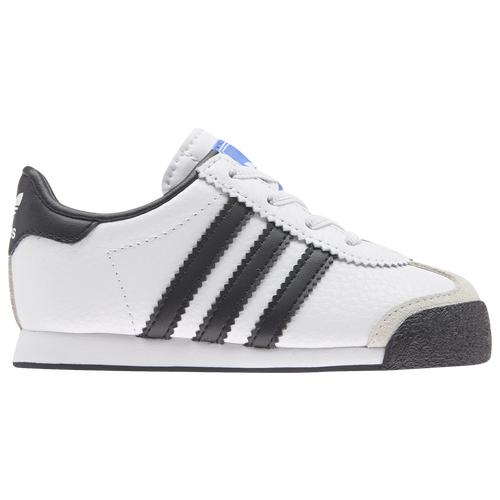 

Boys adidas Originals adidas Originals Samoa - Boys' Toddler Shoe Cloud White/Core Black/Blue Size 10.0