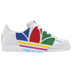 Boys' Grade School - adidas Originals Superstar - White/Red/Blue