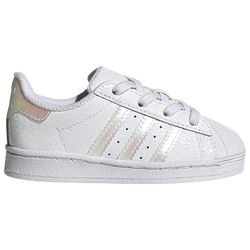 Girls' Toddler - adidas Originals Superstar - White/Silver