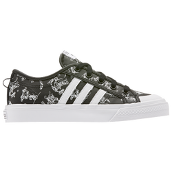 Boys' Grade School - adidas Originals Nizza - Black/White