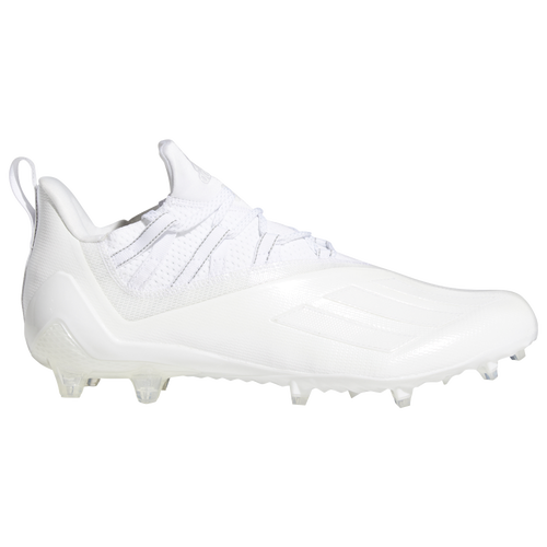 adidas adiZero 11.0 - Men's Molded Cleats Shoes - White / White / Silver Metallic - FX0439