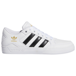 Boys' Grade School - adidas Originals Hardcourt Low - White/Black/Gold