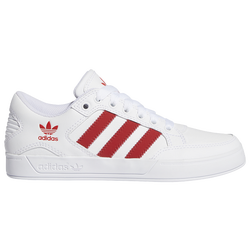 Boys' Grade School - adidas Originals Hardcourt Low - Ftwr White/Scarlet/Gum