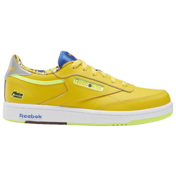 Girls' Grade School - Reebok Club C - Yellow/Blue/Silver