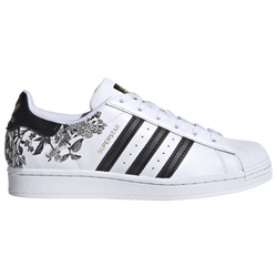 Women's - adidas Originals Superstar - White/Black/Gold