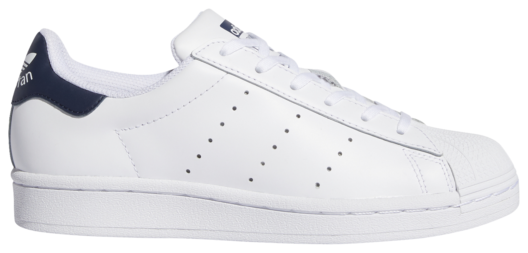 all white shell toe adidas grade school