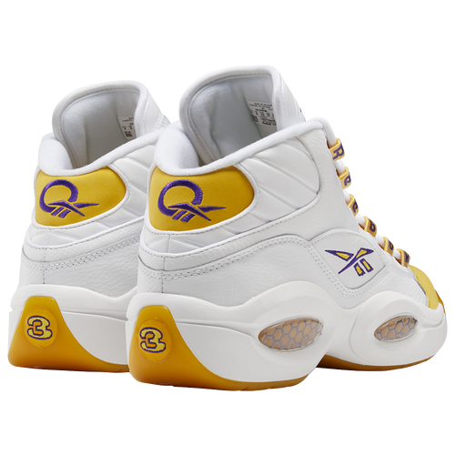 Reebok Question Mid Yellow Toe Foot Locker