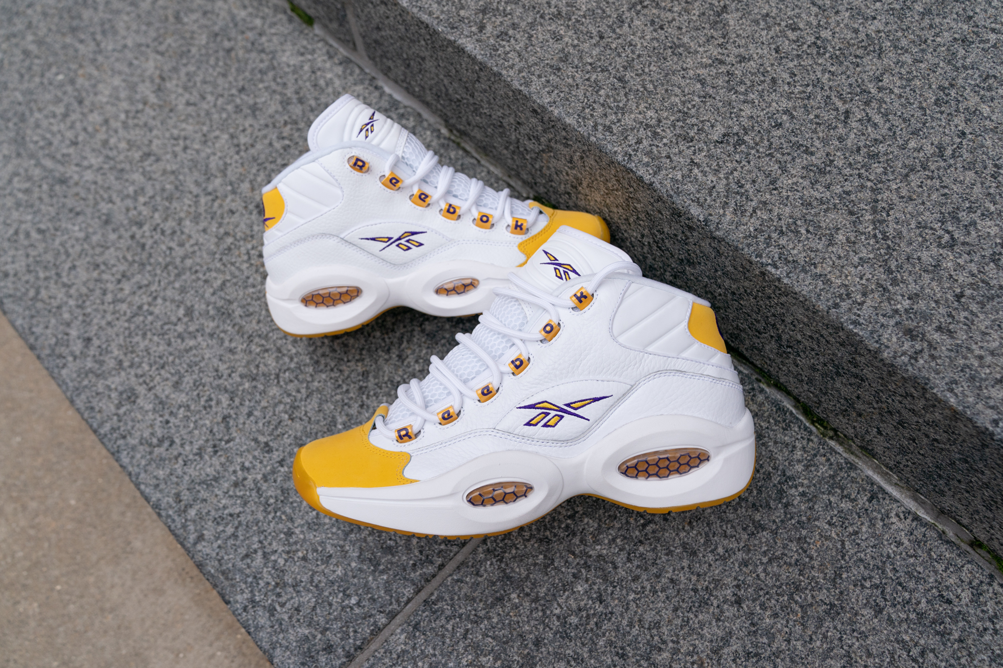 Reebok on sale question yellow