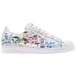 Men's - adidas Originals Superstar - White/White/Gold