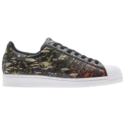 Men's - adidas Originals Superstar - Black/Black/Orange
