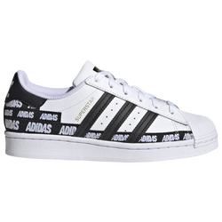 Boys' Grade School - adidas Originals Superstar - White/Black/Metallic Gold