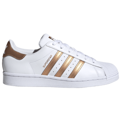 Women's - adidas Originals Superstar - White/White/Black
