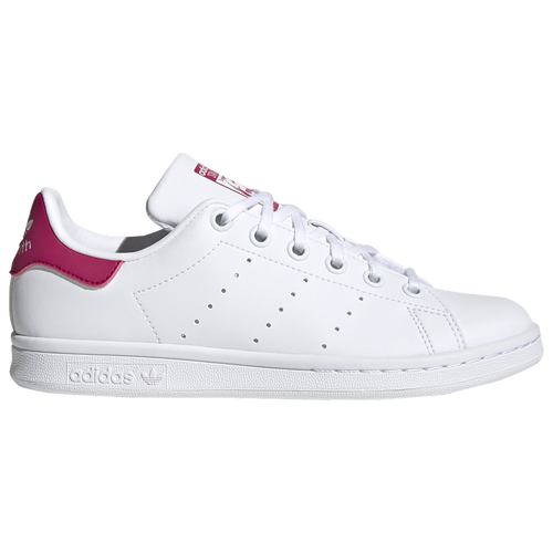 

adidas Originals Girls adidas Originals Stan Smith - Girls' Grade School Tennis Shoes Cloud White/Cloud White/Bold Pink Size 6.0