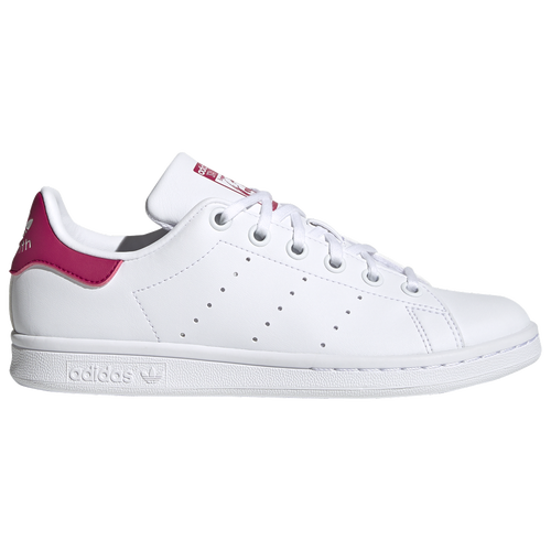 

adidas Originals Girls adidas Originals Stan Smith - Girls' Grade School Shoes Cloud White/Cloud White/Bold Pink Size 05.5