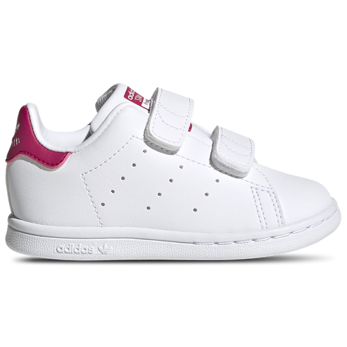 

adidas Originals Girls adidas Originals Stan Smith - Girls' Toddler Tennis Shoes White/Bold Pink/White Size 9.0