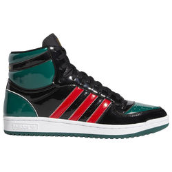 Men's - adidas Originals Top Ten Hi - Black/Green/Scarlet