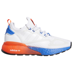 Boys' Grade School - adidas Originals ZX 2K Boost - Blue/Solar Red/Ftwr White