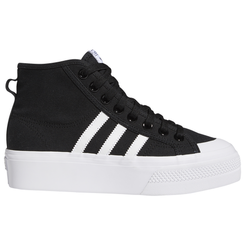 

adidas Originals Womens adidas Originals Nizza Platform Mid - Womens Basketball Shoes White/Black Size 09.5