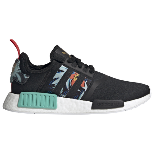 Adidas Originals Womens  Nmd R1 In Core Black/acid Mint