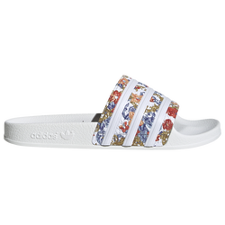 Women's - adidas Originals Adilette - White/Multi