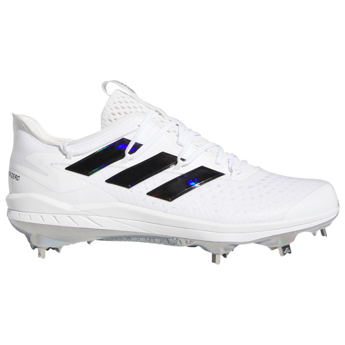 adidas adiZero Afterburner Apex - Men's Metal Cleats Shoes - White / White / Black - FY3862