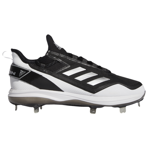 

adidas Mens adidas Icon 7 BOOST - Mens Baseball Shoes Metallic Silver/White/Black Size 09.0