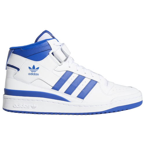 

adidas Originals Mens adidas Originals Forum Mid - Mens Basketball Shoes White/Team Royal Blue/White Size 11.0
