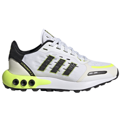 Boys' Grade School - adidas Originals LA Trainer III - White/Black/Solar Yellow