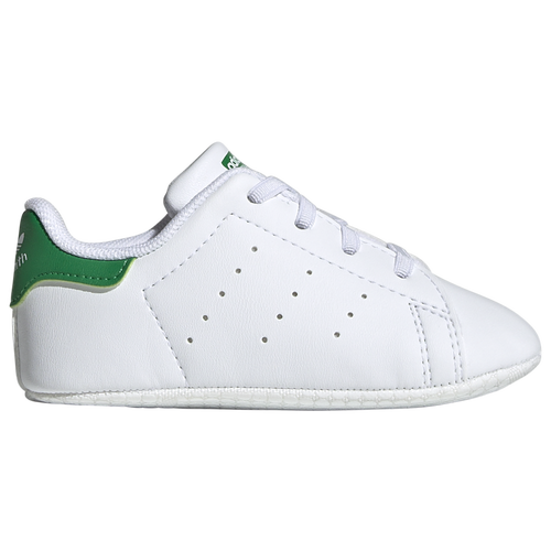 

adidas Originals Boys adidas Originals Stan Smith Crib - Boys' Infant Tennis Shoes White/White/Green Size 04.0