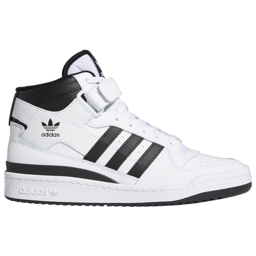 

adidas Originals Mens adidas Originals Forum Mid - Mens Basketball Shoes Ftwr White/Ftwr White/Core Black Size 11.5