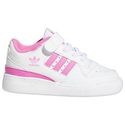 Girls' Toddler - adidas Forum Lo - White/Pink