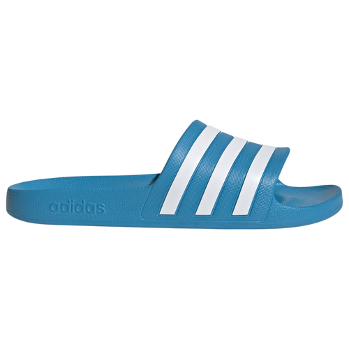

adidas Mens adidas Adilette Aqua Slides - Mens Shoes Solar Blue/Ftwr White/Solar Blue Size 10.0