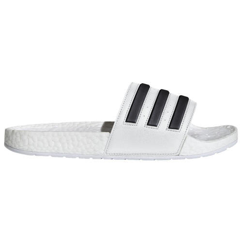 

adidas Mens adidas Adilette Boost Slides - Mens Shoes White/Black/White Size 11.0