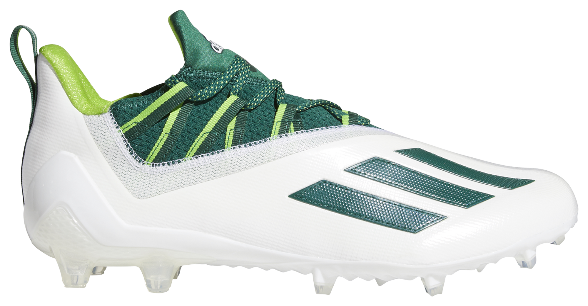 green and white adidas football cleats