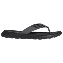 Men's - adidas Comfort Flip-Flops - Black/Grey/Grey