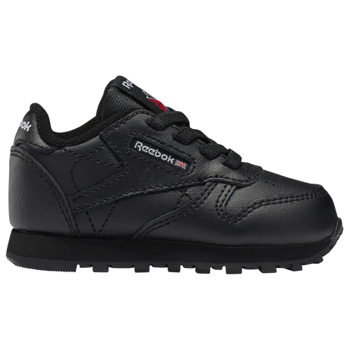 

Reebok Boys Reebok Classic Leather - Boys' Toddler Running Shoes Black/Black Size 5.0