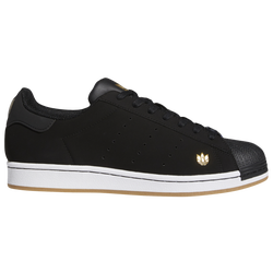 Men's - adidas Originals Superstan - Black/Gold/Gum
