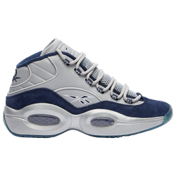 Men's - Reebok Question Mid - Vecnav/Silver Metallic/White