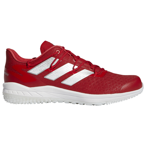 

adidas Mens adidas Adizero Afterburner Turf - Mens Baseball Shoes Team College Red/Silver Size 10.0