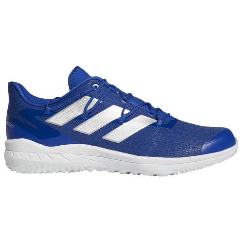 

adidas Mens adidas Adizero Afterburner Turf - Mens Baseball Shoes Royal/White/Silver Size 10.0