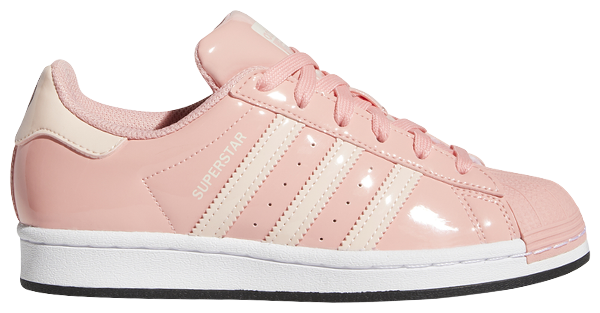 white shell toe adidas grade school