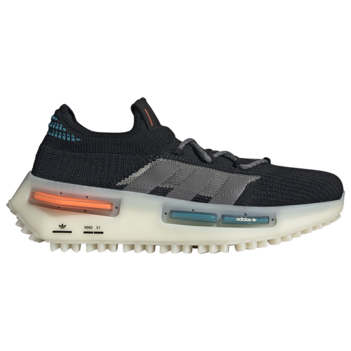 

adidas Originals Mens adidas Originals NMD S1 Running Shoes - Mens Off White/Core Black/Grey Size 11.5