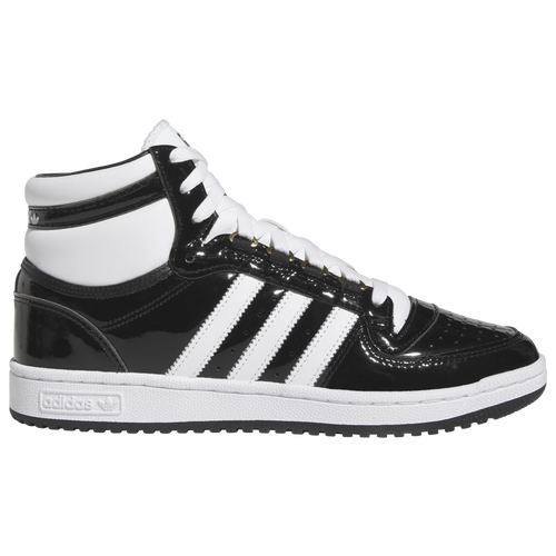 

adidas Originals Mens adidas Originals Top Ten RB Patent Leather - Mens Basketball Shoes Black/White Size 10.0