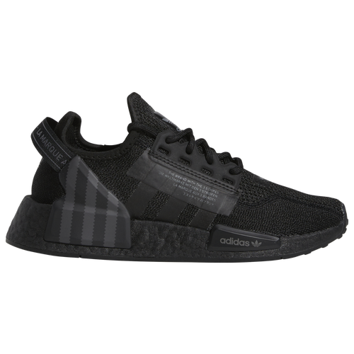 

adidas Originals NMD R1 V2 Casual Sneakers - Boys' Grade School Gray Four/Core Black/Core Black Size 05.5