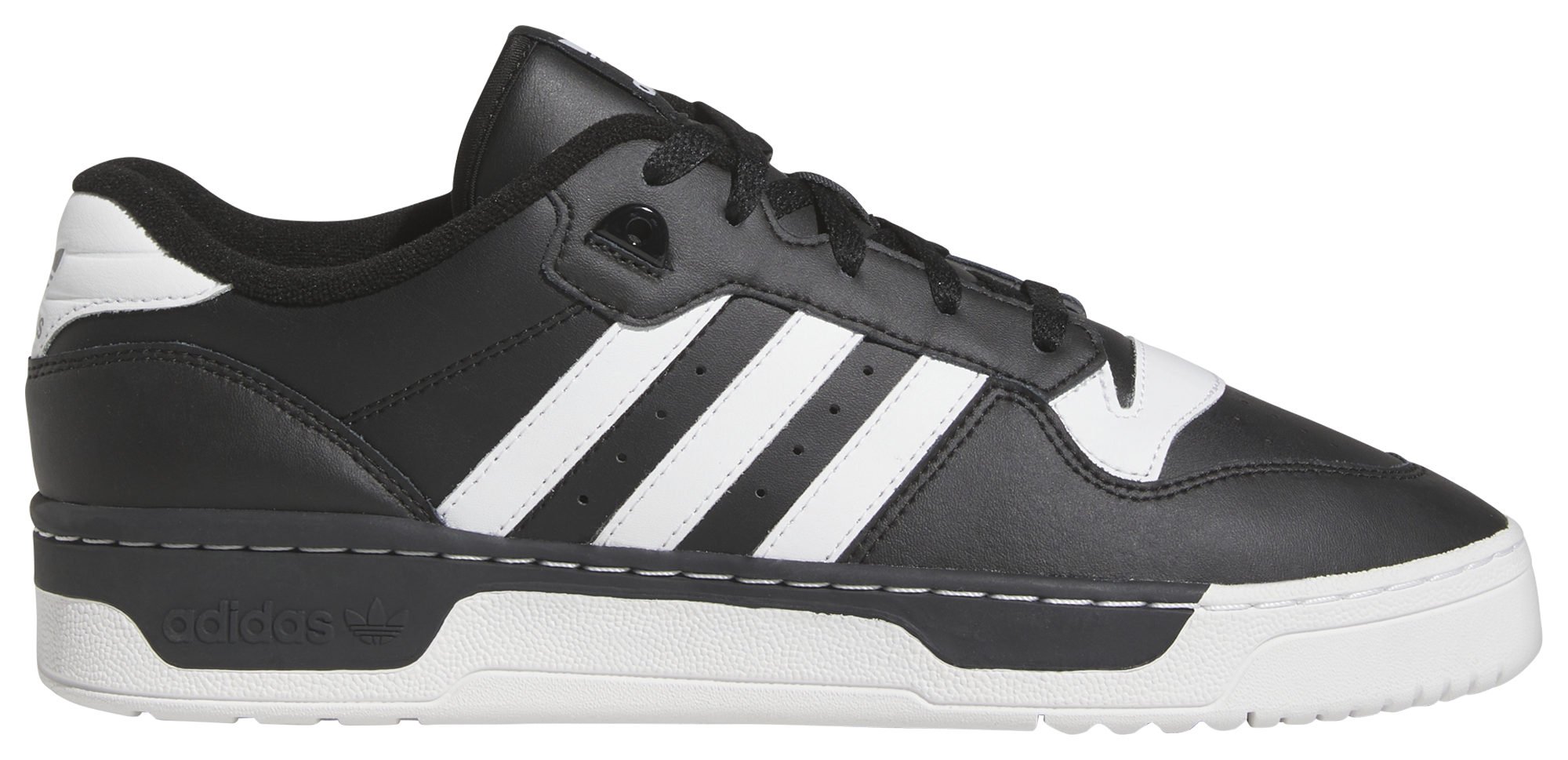 Adidas rivalry low hot sale black and white